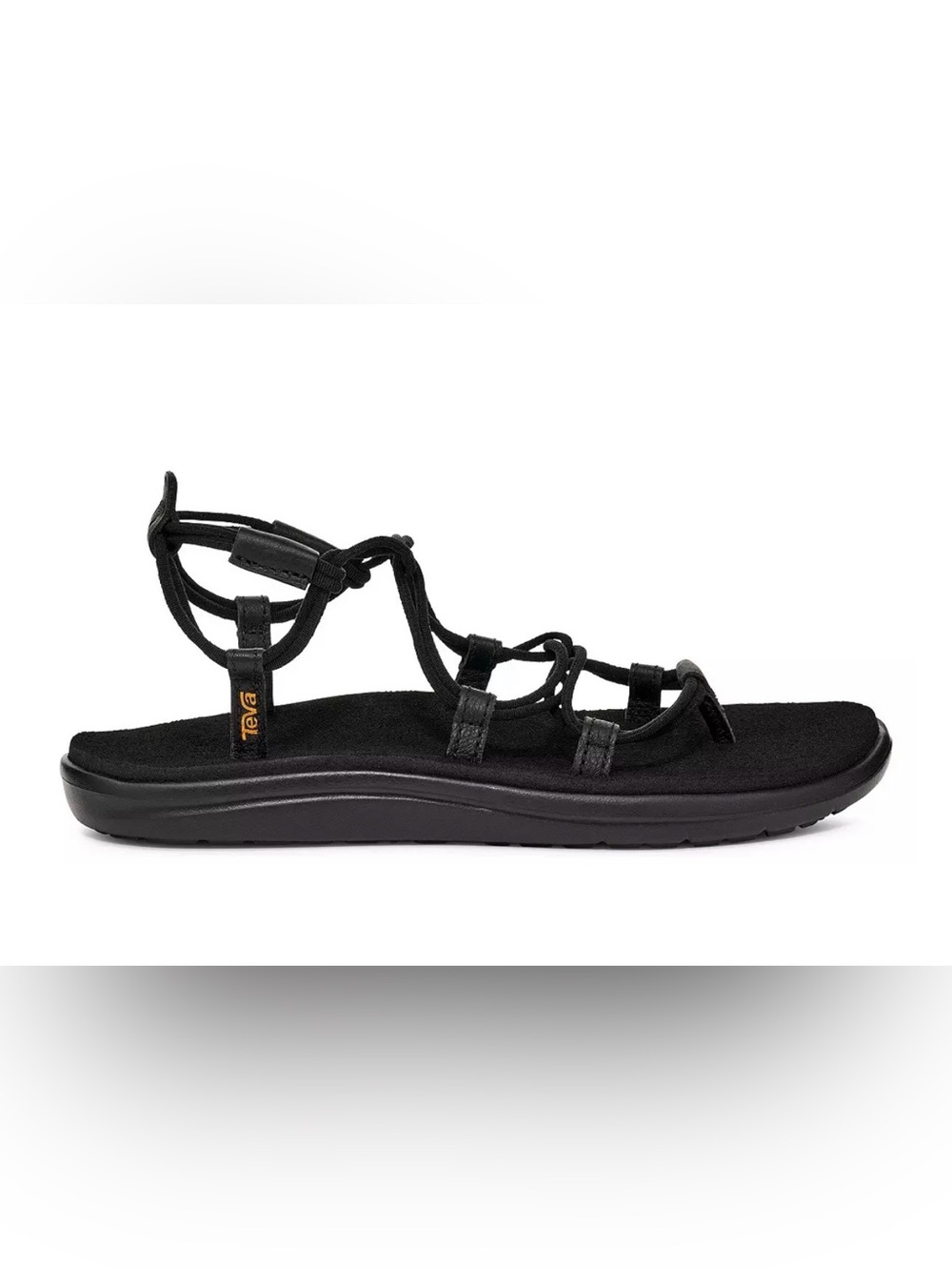 TEVA VOYA INFINITY BLACK SANDALS SIZE 7